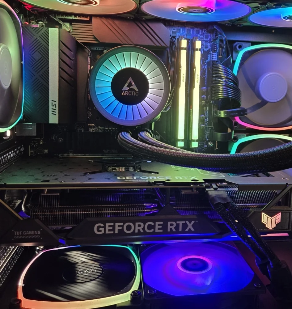 MSI Gaming Rig with RGB and GeForce RTX